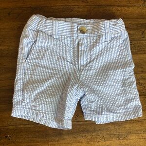 Janie and Jack Light Blue Striped Shorts